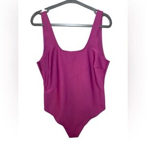 Parade Purple Magenta Bodysuit Stretch One Piece Women’s XL